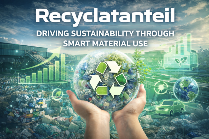 Recyclatanteil: Driving Sustainability Through Smart Material Use