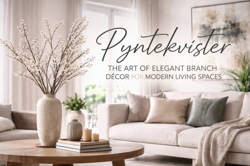 Pyntekvister: The Art of Elegant Branch Décor for Modern Living Spaces