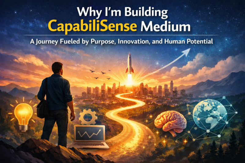 Why Im Building CapabiliSense Medium: A Journey Fueled by Purpose, Innovation, and Human Potential