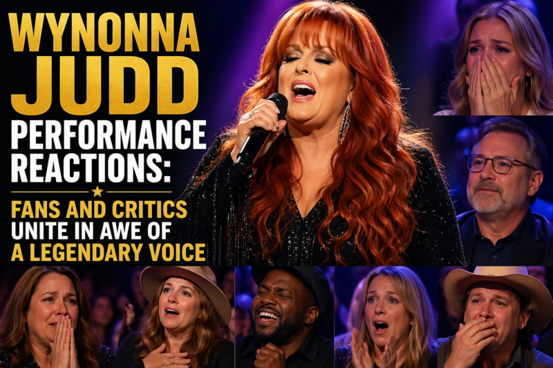 Wynonna Judd Performance Reactions: Fans and Critics Unite in Awe of a Legendary Voice