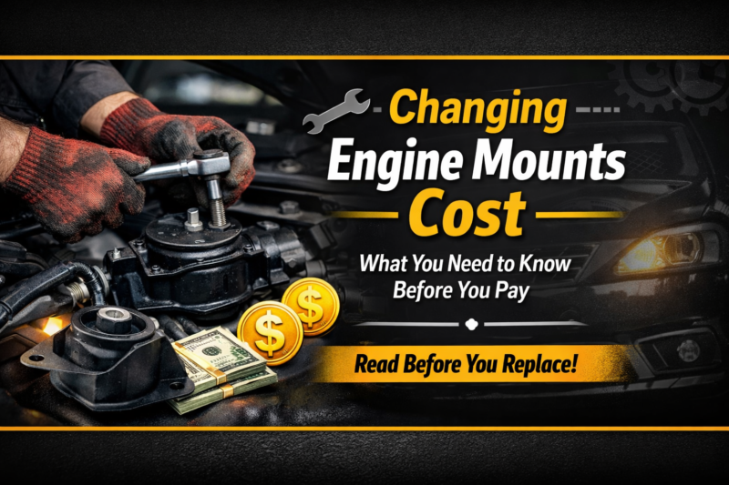 Changing Engine Mounts Cost: What You Need to Know Before You Pay