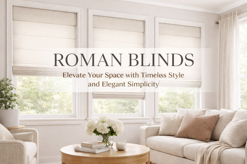 Roman Blinds: Elevate Your Space with Timeless Style and Elegant Simplicity