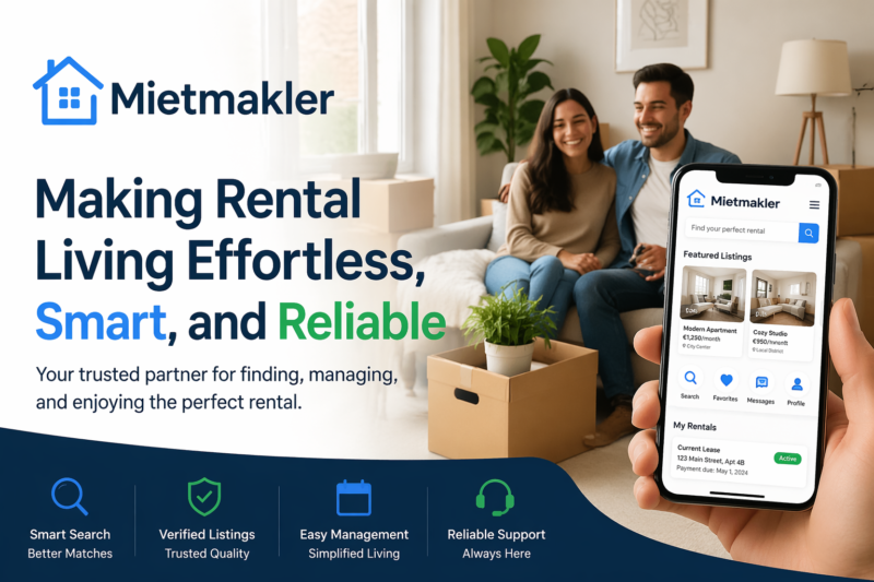 Mietmakler: Making Rental Living Effortless, Smart, and Reliable