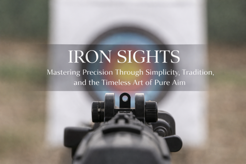 Iron Sights: Mastering Precision Through Simplicity, Tradition, and the Timeless Art of Pure Aim