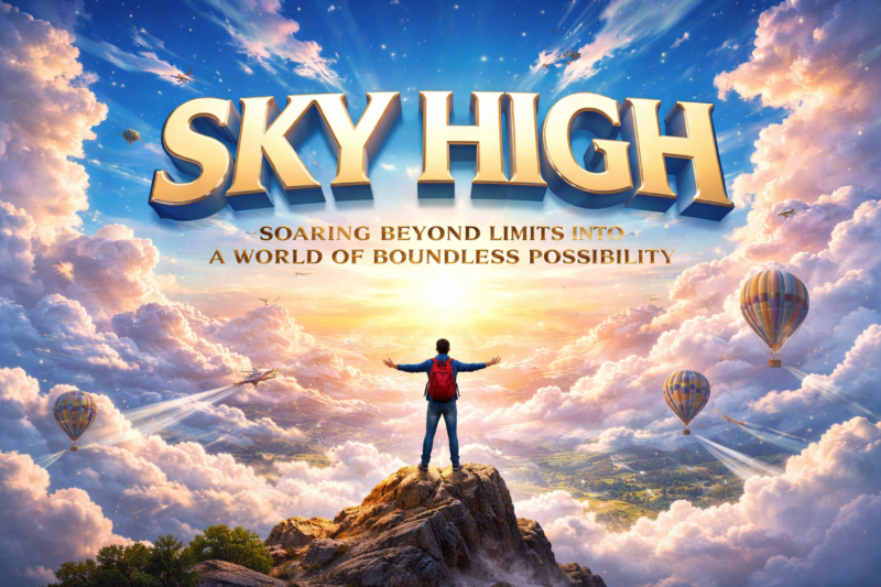 Sky High: Soaring Beyond Limits into a World of Boundless Possibility