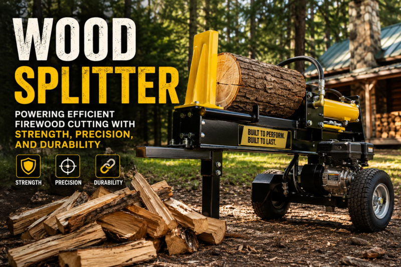 Wood Splitter: Powering Efficient Firewood Cutting with Strength, Precision, and Durability