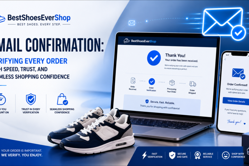 BestShoesEverShop Email Confirmation: Verifying Every Order with Speed, Trust, and Seamless Shopping Confidence
