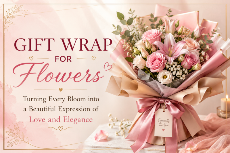 Gift Wrap for Flowers: Turning Every Bloom into a Beautiful Expression of Love and Elegance
