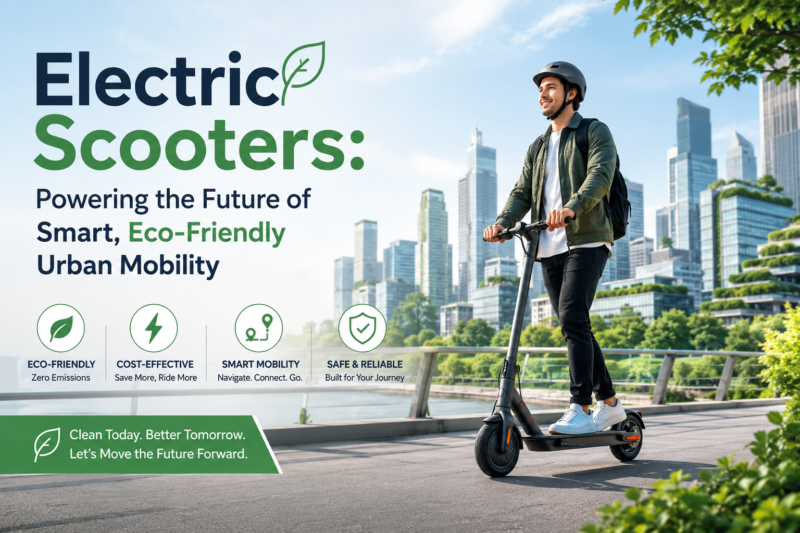 Electric Scooters: Powering the Future of Smart, Eco-Friendly Urban Mobility